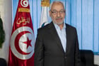 Rached Ghannouchi dans son bureau de Montplaisir (Tunis), le 28 novembre 2013. © Ons Abid pour JA.