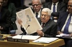 Le président palestinien Mahmoud Abbas lors d’une réunion au Conseil de sécurité de l’ONU, le 11 février 2020. © Seth Wenig/AP/SIPA