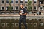 Petit Afro, danseur et chorégraphe, à Amsterdam, le 20 octobre 2019. © Claire Delfino pour JA