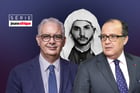 De g. à dr., Nizar Baraka, Allal El Fassi et Taïeb Fassi-Fihri. © Montage JA ; Naoufal Sbaoui pour JA ; Getty Images, Joelle Vassort/MaxPPP