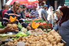 Le marché de la Bastille à Oran. © APP/NurPhoto via AFP
