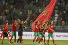 L’équipe nationale marocaine lors de la CAN féminine 2022, au Maroc. © MAP