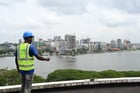 Vue générale du Plateau, le quartier d’affaires d’Abidjan, le 15 avril 2023. This general view shows the Plateau, the business district of Abidjan on April 15, 2023.
© Issouf SANOGO/AFP