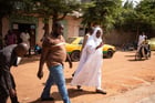 L’imam Dicko à Bamako, le 10 juin 2021. © Nicolas Réméné pour JA