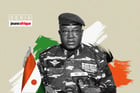 Le général Abdourahamane Tiani. © Montage JA ; AFP