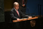 Le secrétaire général de l’ONU, Antonio Guterres, à New York, le 19 septembre 2023. © ED JONES/AFP