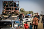 Des familles palestiniennes fuyant Khan Younès vers Rafah, le 22 janvier 2024. © AFP