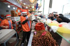 Marché de Boufarik, dans la wilaya de Blida, à 35 km au sud-est d’Alger. © CHINE NOUVELLE/SIPA