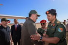 Khalid Haftar reçoit le vice-ministre russe de la Défense, Yunus-Bek Yevkurov, à Benghazi, le 31 mai 2024. © X Libya Review