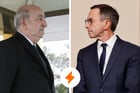 Le président algérien, Abdelmadjid Tebboune, et le ministre français de l’Intérieur, Bruno Retailleau. © MONTAGE JA : Murat Kula / ANADOLU AGENCY / AFP ; Ludovic MARIN / AFP