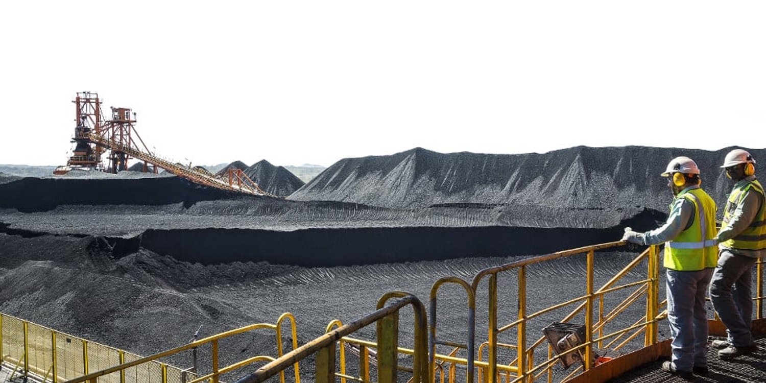 Le site d’extraction de charbon de Moatize, au Mozambique, géré par le géant brésilien Vale. © Marcelo Coehlo