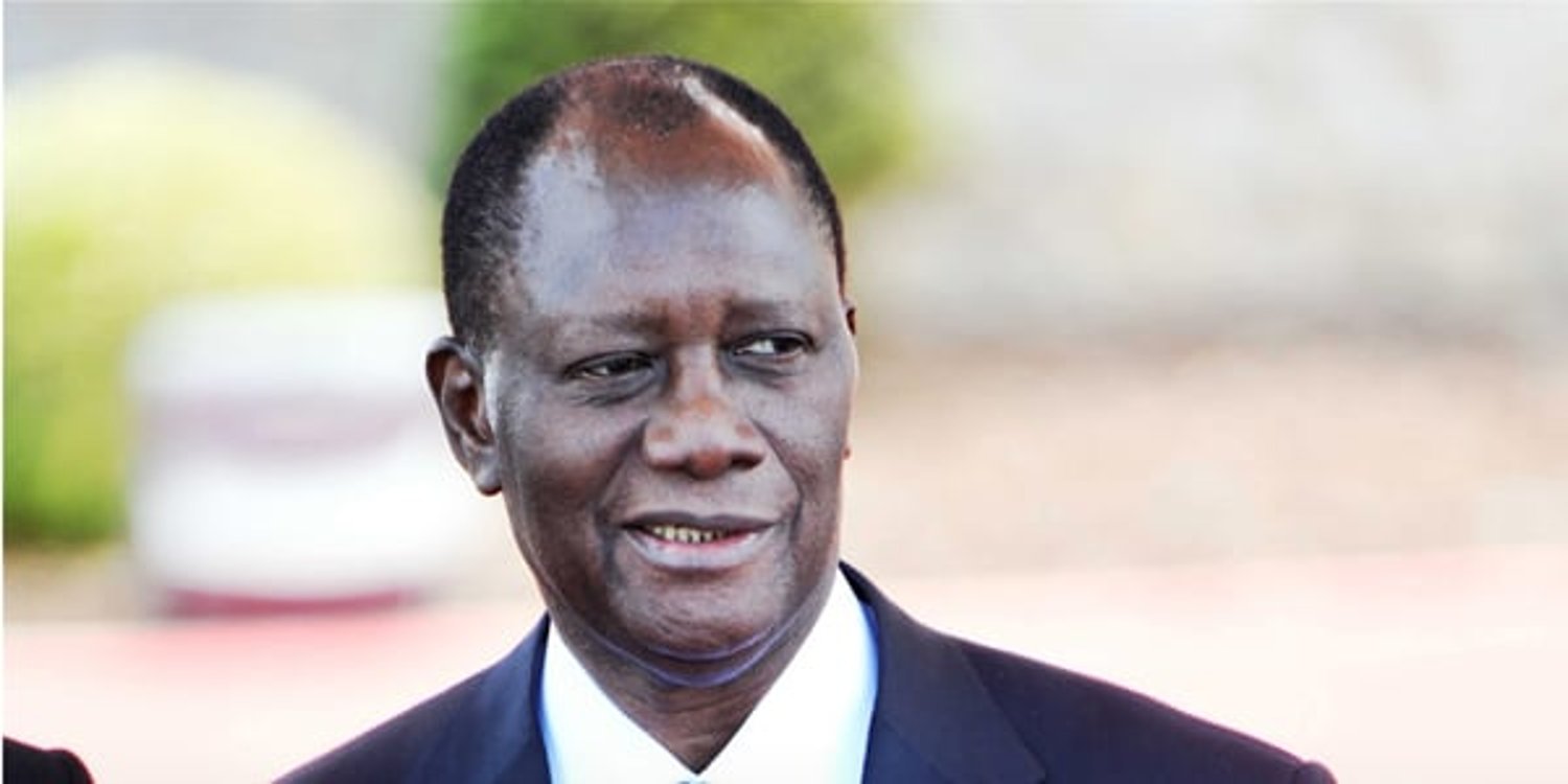 Alassane Ouattara en mai 2011. © Franck Castel/Wostok Press