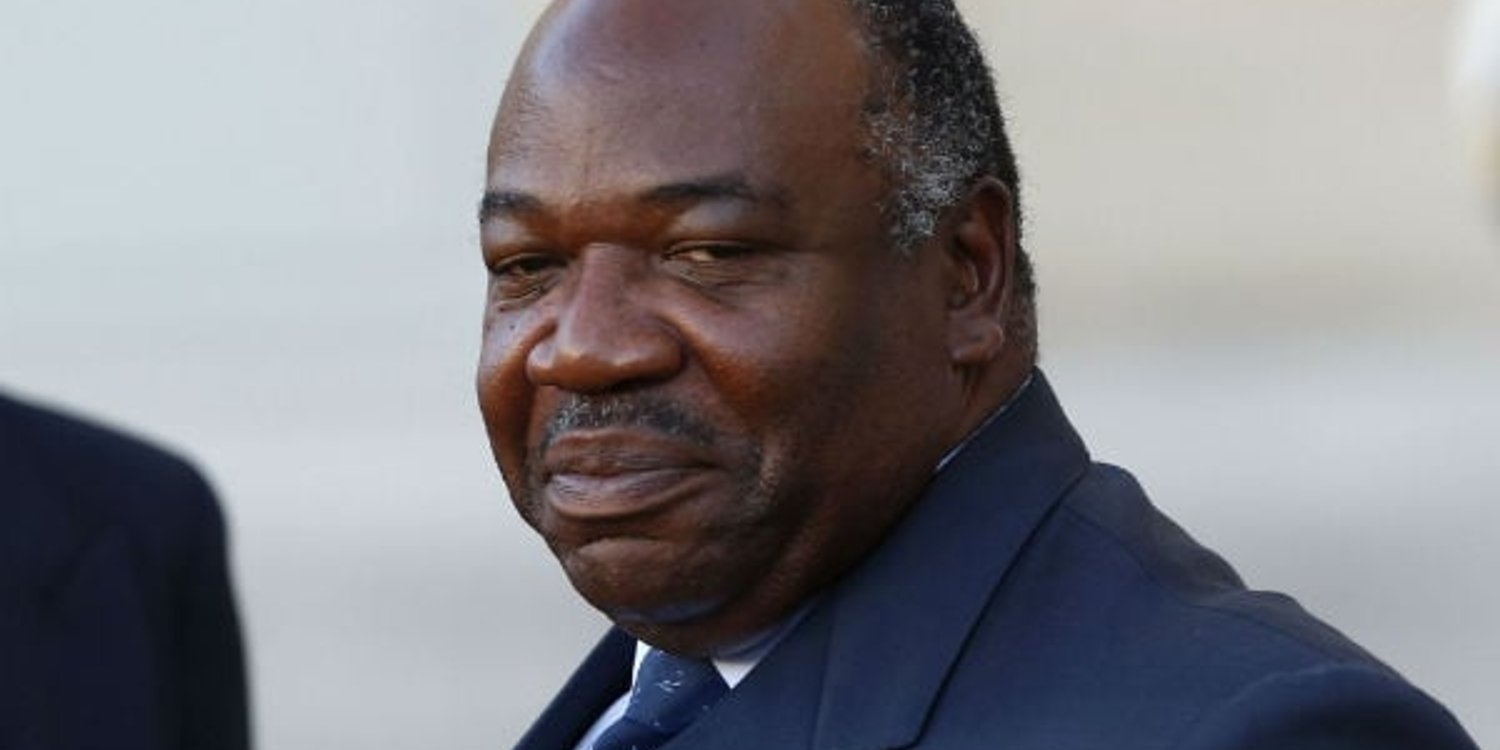 Ali Bongo Ondimba, président du Gabon à Paris le 10 Novembre 2015. © Francois Mori/AP/SIPA