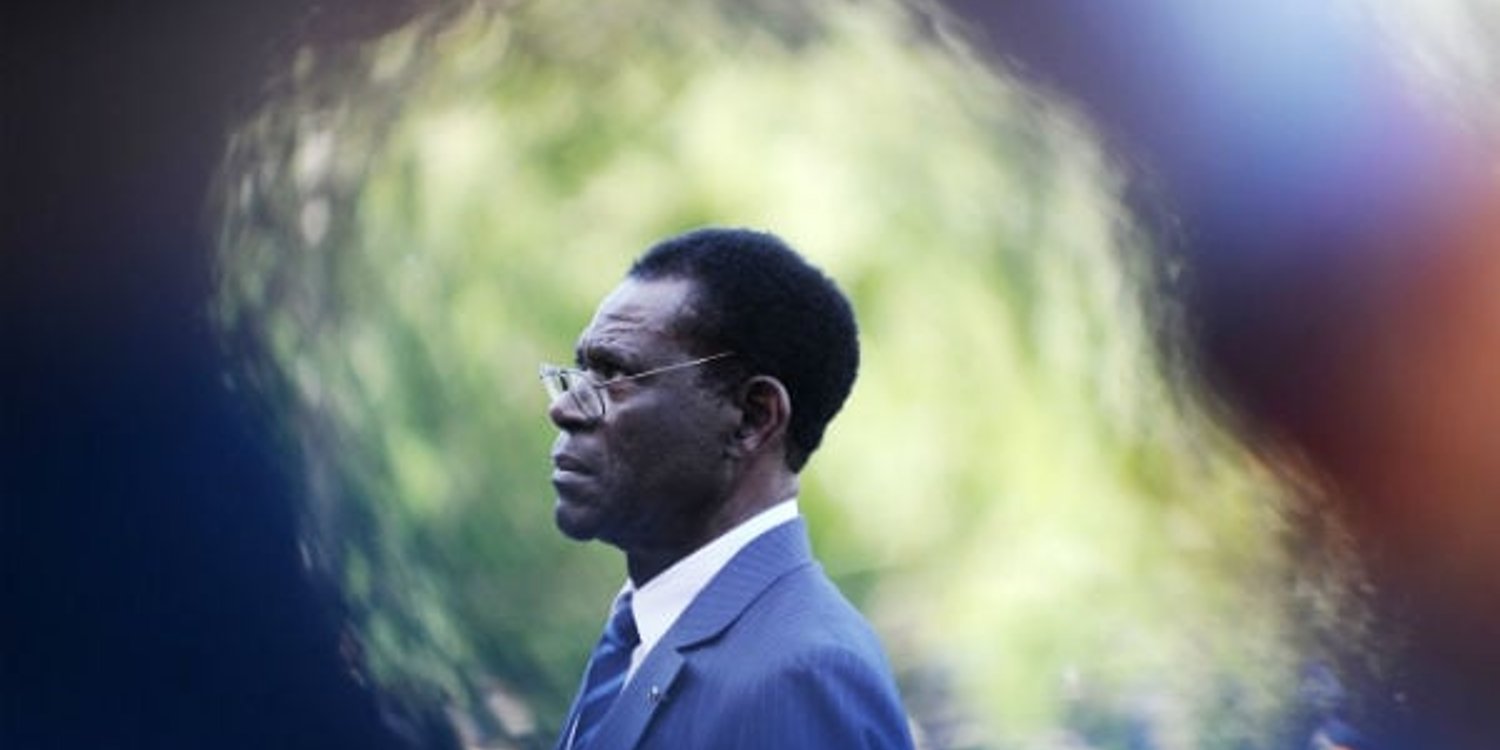 Teodoro Obiang Nguema Mbasogo, président de la Guinée équatoriale. © Natacha KOLESNIKOVA/AFP