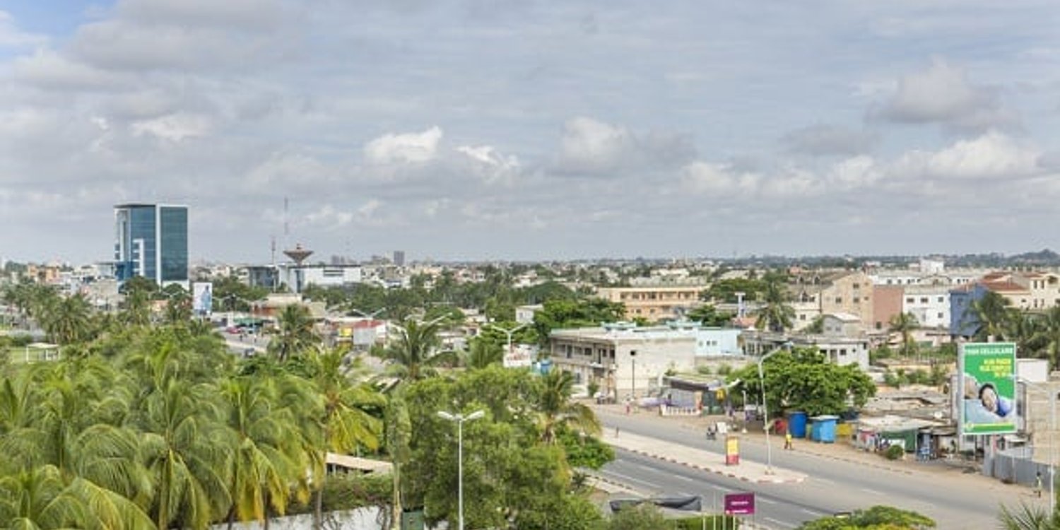 Vue de la ville de Lomé. © Jacques Torregano pour Jeune Afrique