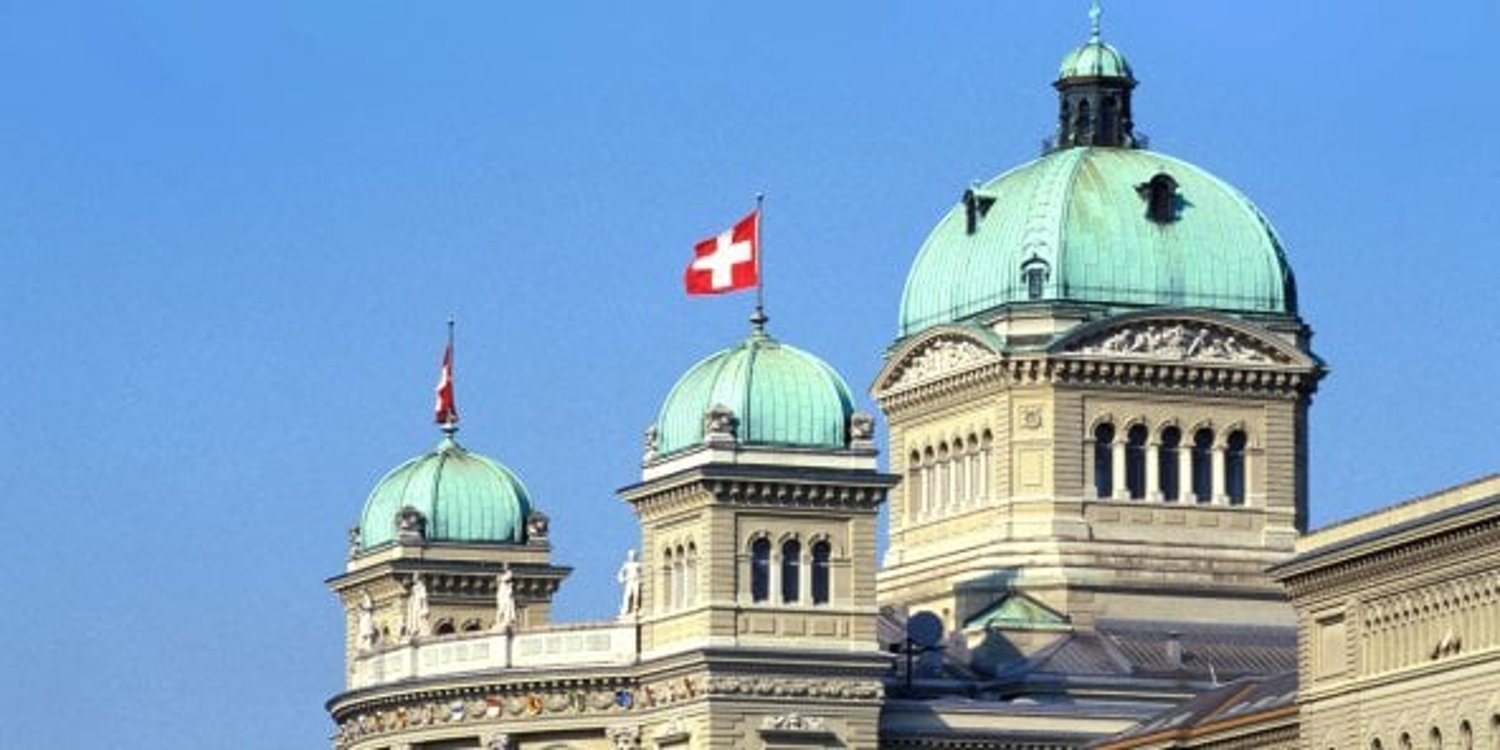 Le Palais fédéral à Berne, siège du gouvernement et du Parlement. © Photononstop