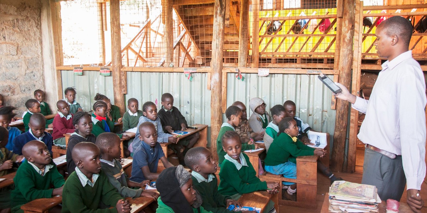 Le groupe américain Bridge International Academies gère des écoles en Ouganda, au Kenya (ici, à Nairobi), au Nigeria et au Liberia. © David Mutua