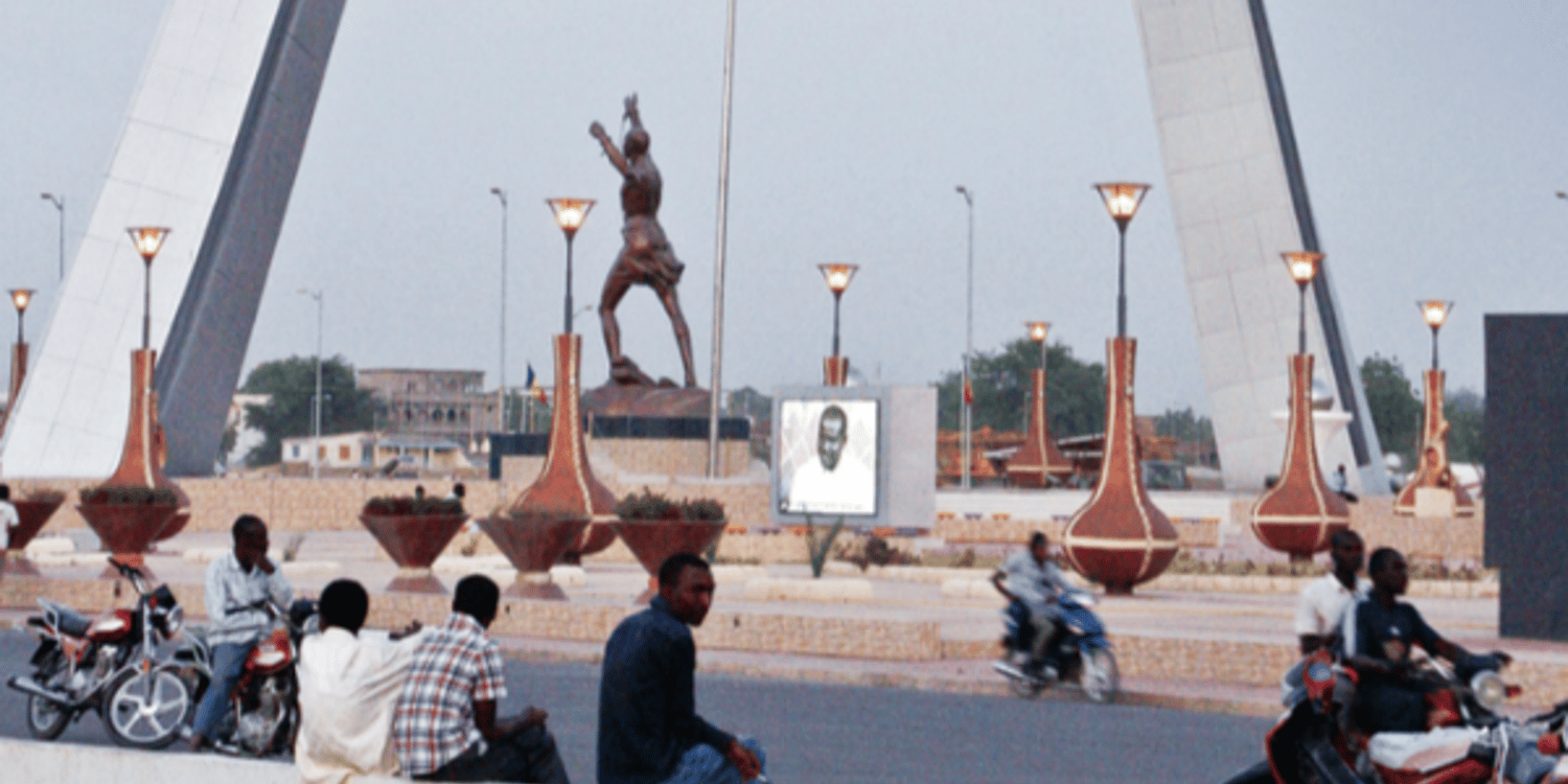 La place de la Nation à N’Djamena. © Abdoulaye Barry pour JA
