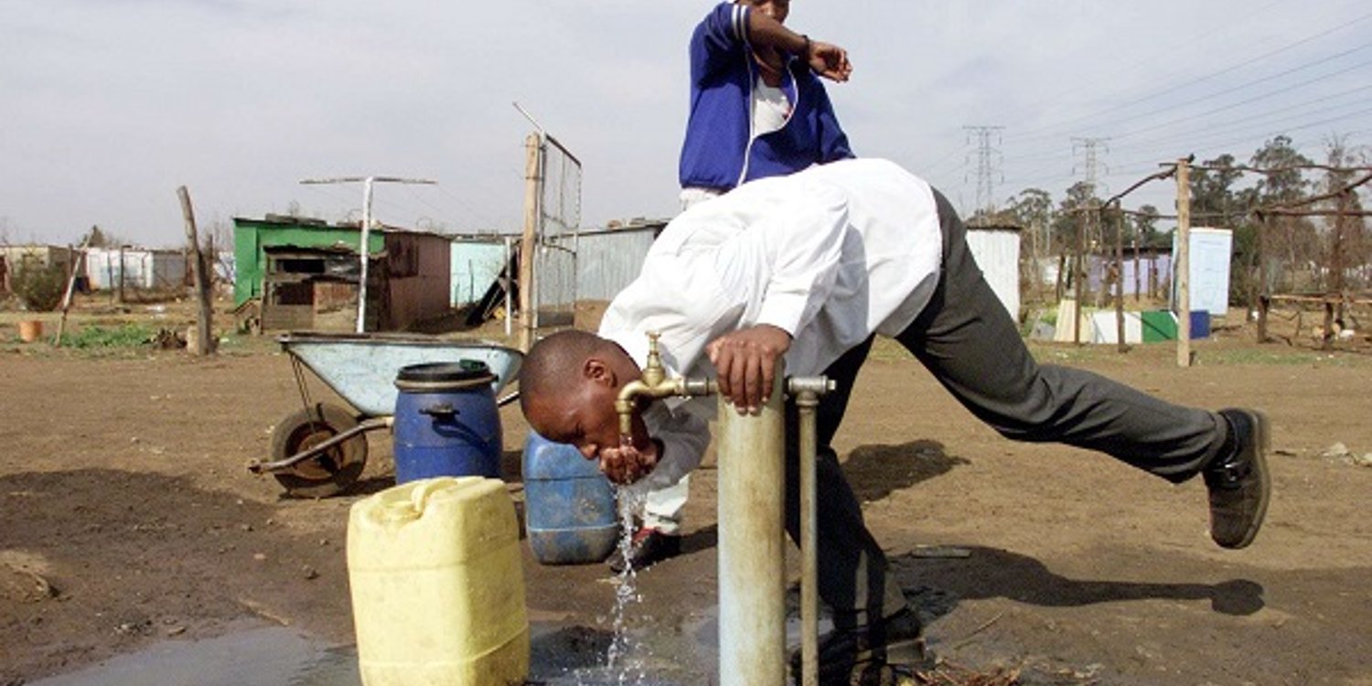 Soweto, Afrique du Sud, août 2002. © KAREL PRINSLOO/AP/SIPA/