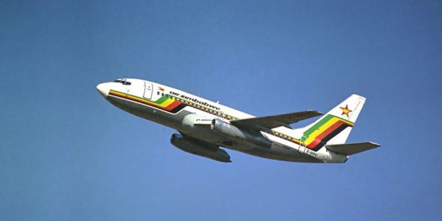 Un avion de la compagnie Air Zimbabwe. © Bob Adams, www.flickr.com