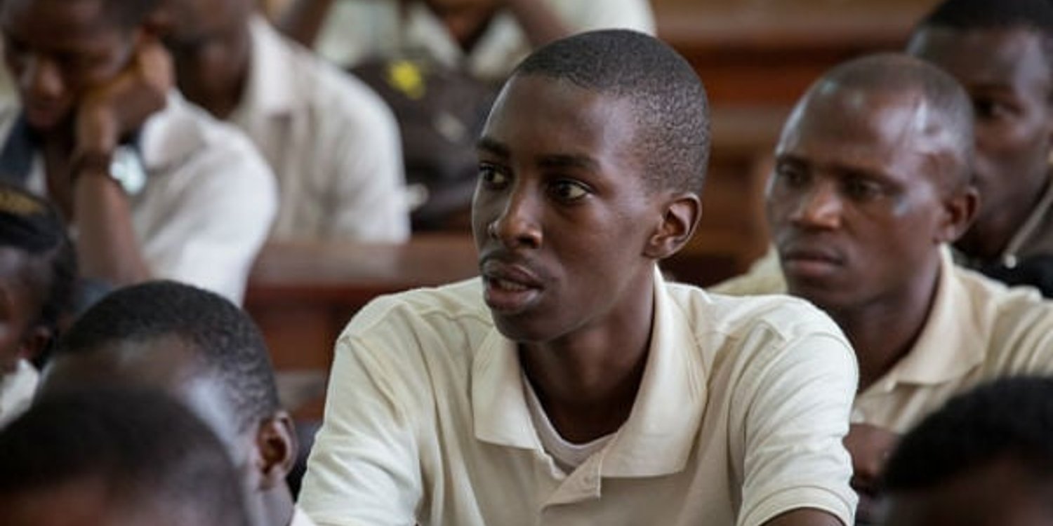 Des étudiants en filière Éducation à l’université de Porto-Novo, au Bénin, en  mai 2017. © Flickr / Creative Commons / World Peace Intiative