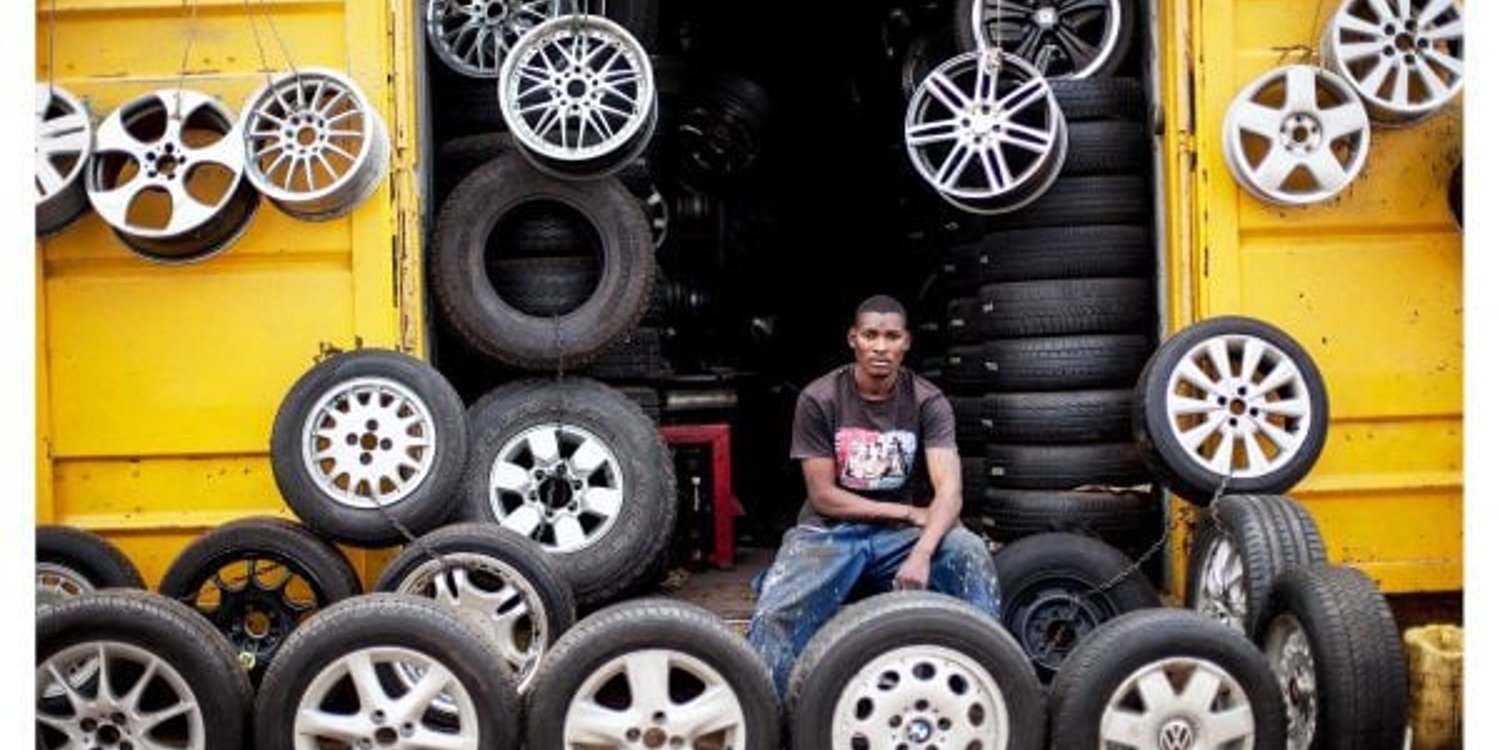 Les pneus de marque neufs s’écoulent difficilement sur le marché. © Daniel Born/The Times/Gallo Images/Getty Images