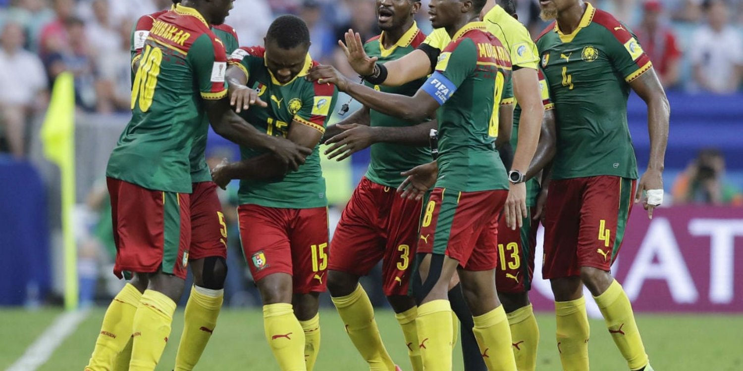 Lors du match Cameroun – Allemagne, le 25 juin 2017. © Thanassis Stavrakis/AP/SIPA