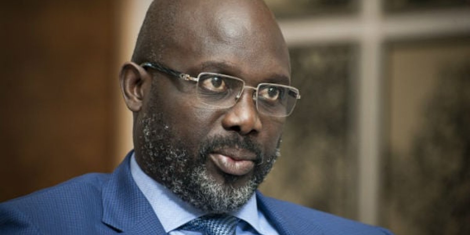 George Weah à Paris, le 22 février 2018 © Vincent Fournier pour Jeune Afrique