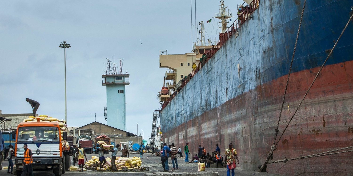 Port de Cotonou, novembre 2017.© Jacques Torregano pour JA © Jacques Torregano pour JA