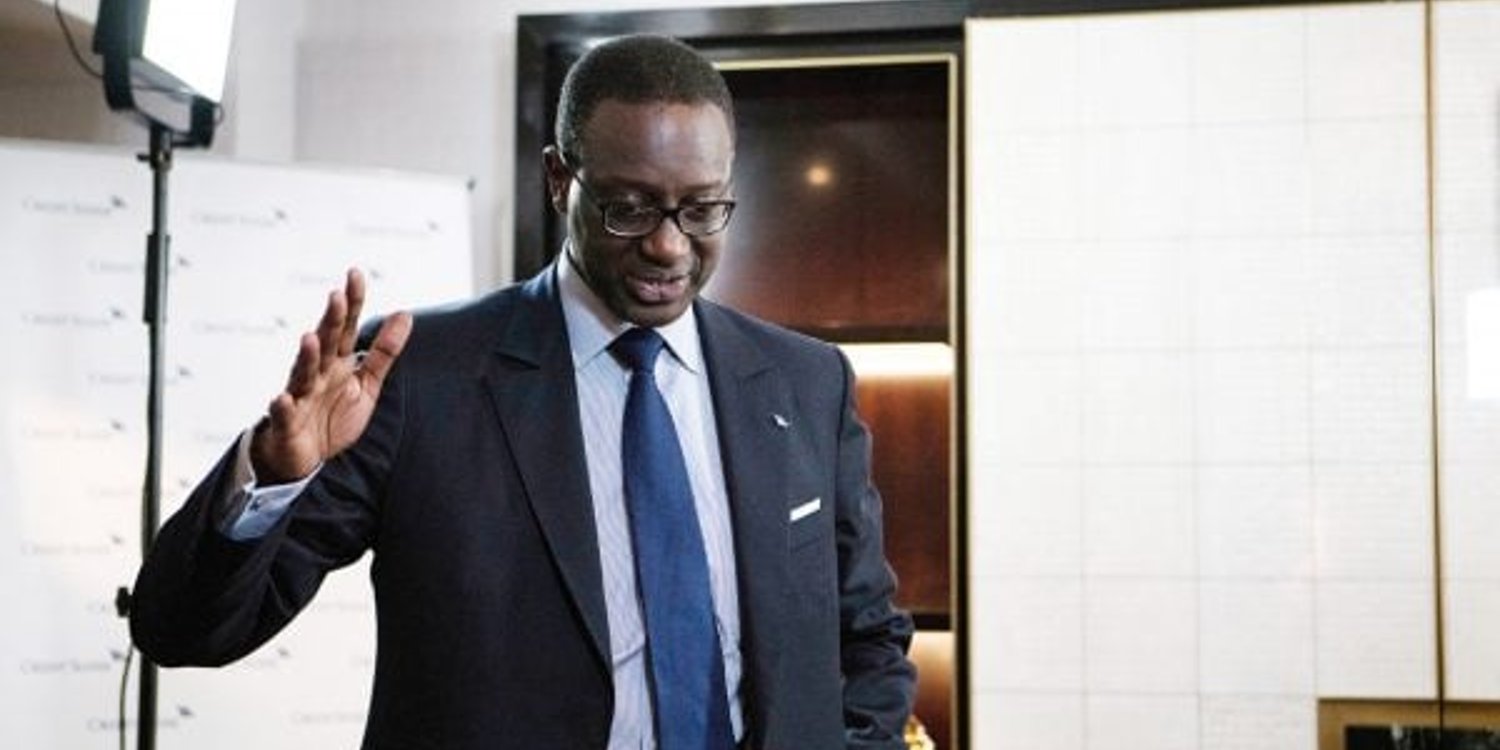 Tidjane Thiam, directeur général du Crédit suisse © Giulia Marchi/Bloomberg via Getty Images