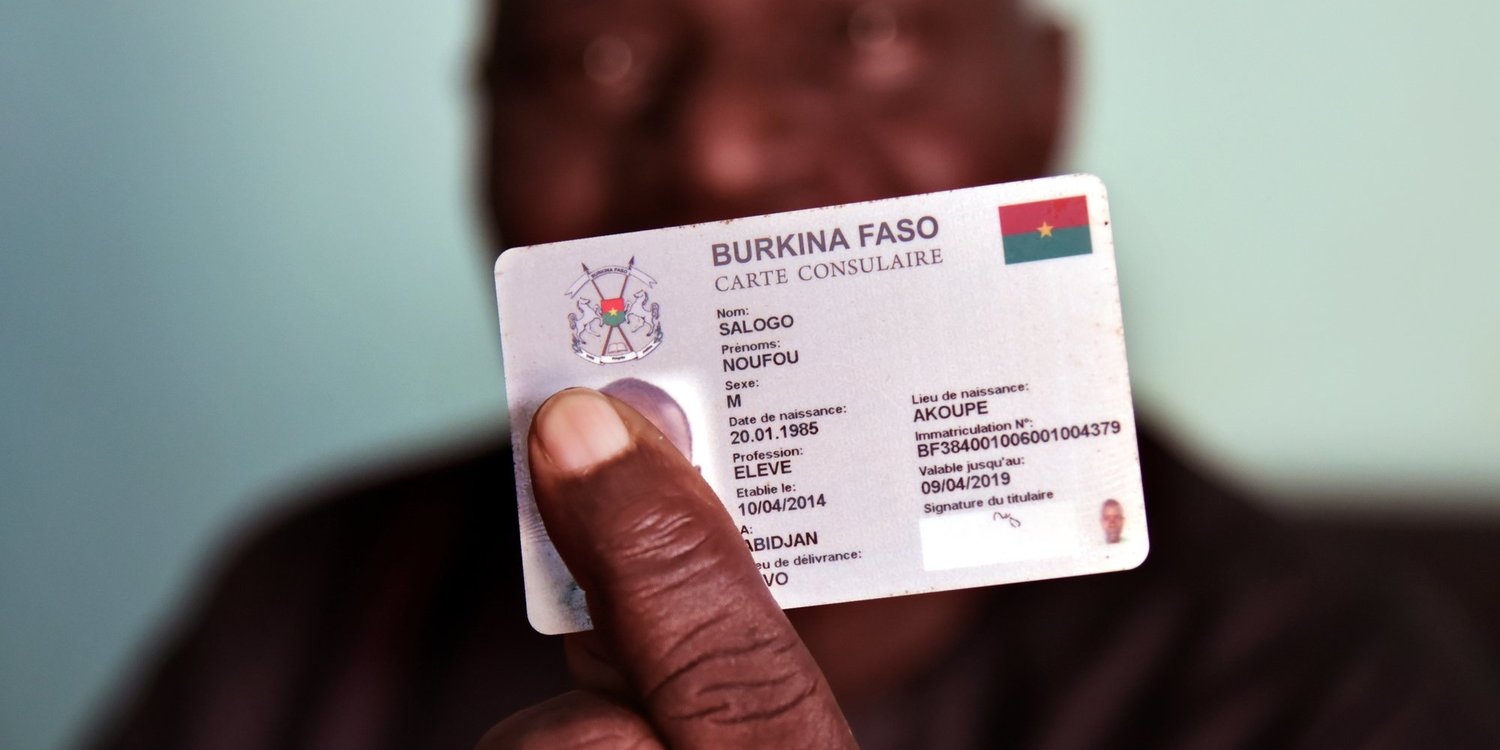 Mamadou Salogo, président du Conseil national des Burkinabè de Côte d’Ivoire, le 24 juillet à Abidjan. © Olivier pour JA