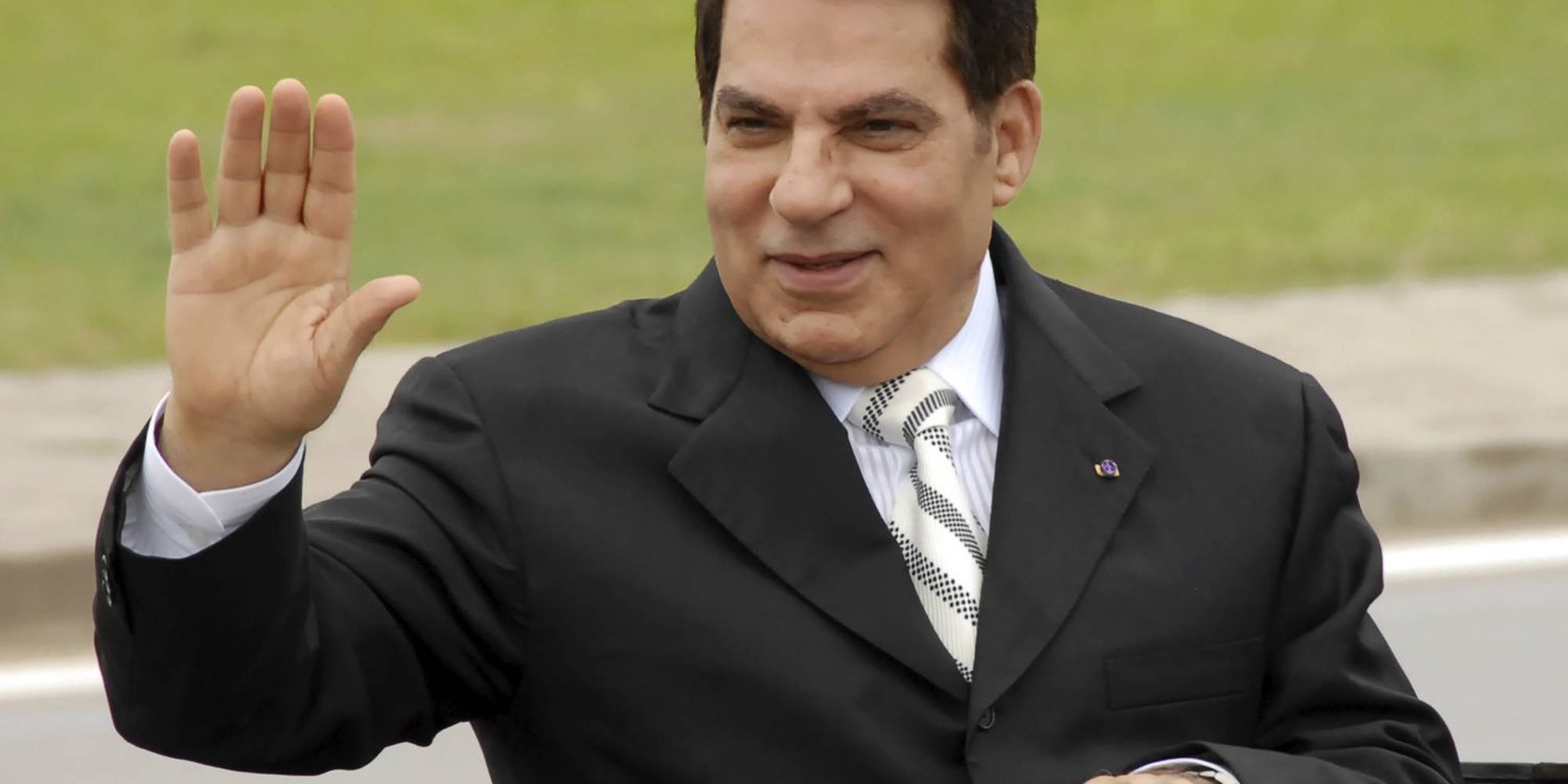 L’ex-président tunisien Zine el Abidine Ben Ali, en octobre 2009 près de Tunis. © Hassene Dridi/AP/SIPA
