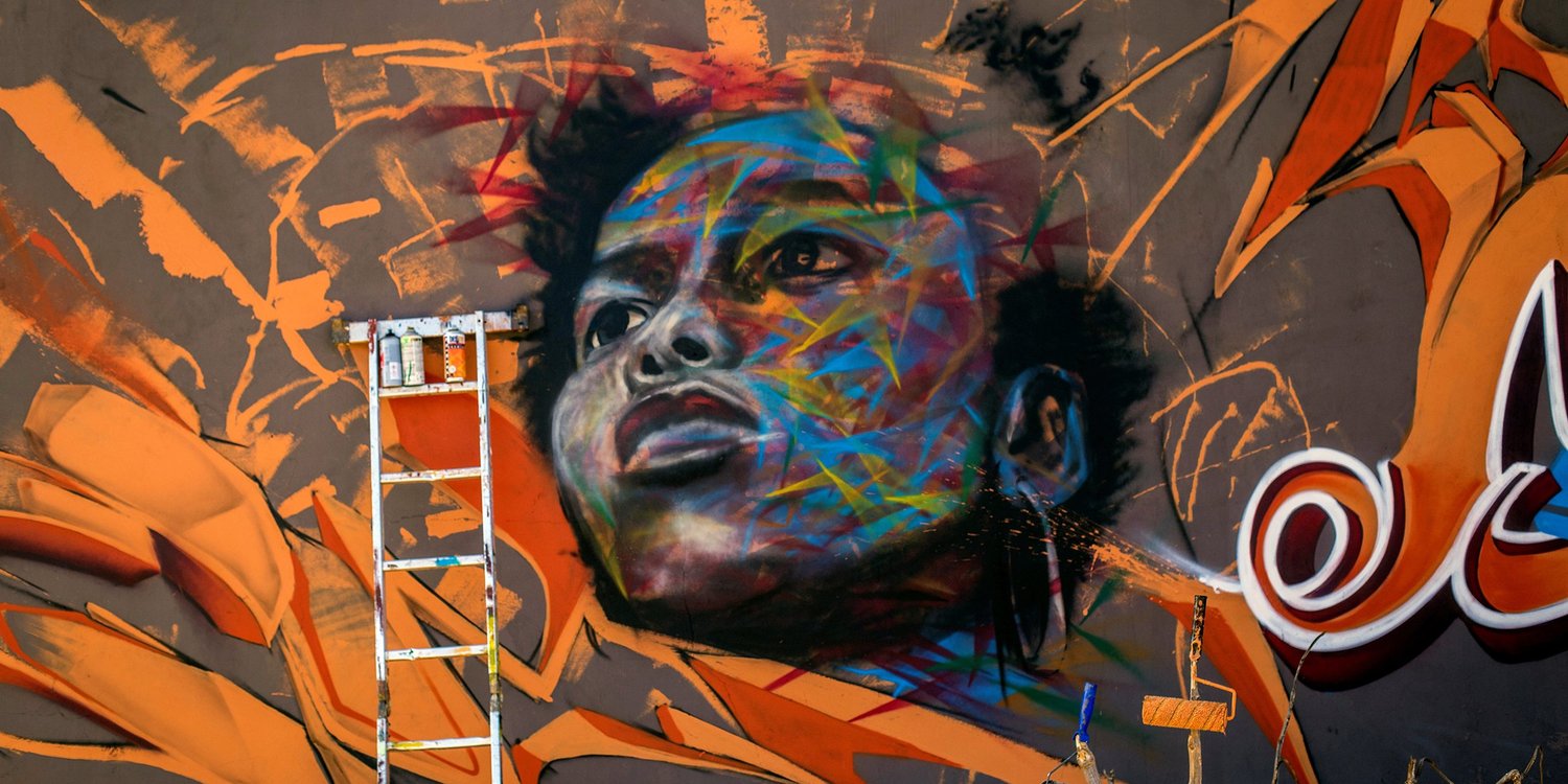 Dakar possède le festival de grafiti le plus ancien d’Afrique. ©María Rodríguez/Efe/MAXPPP