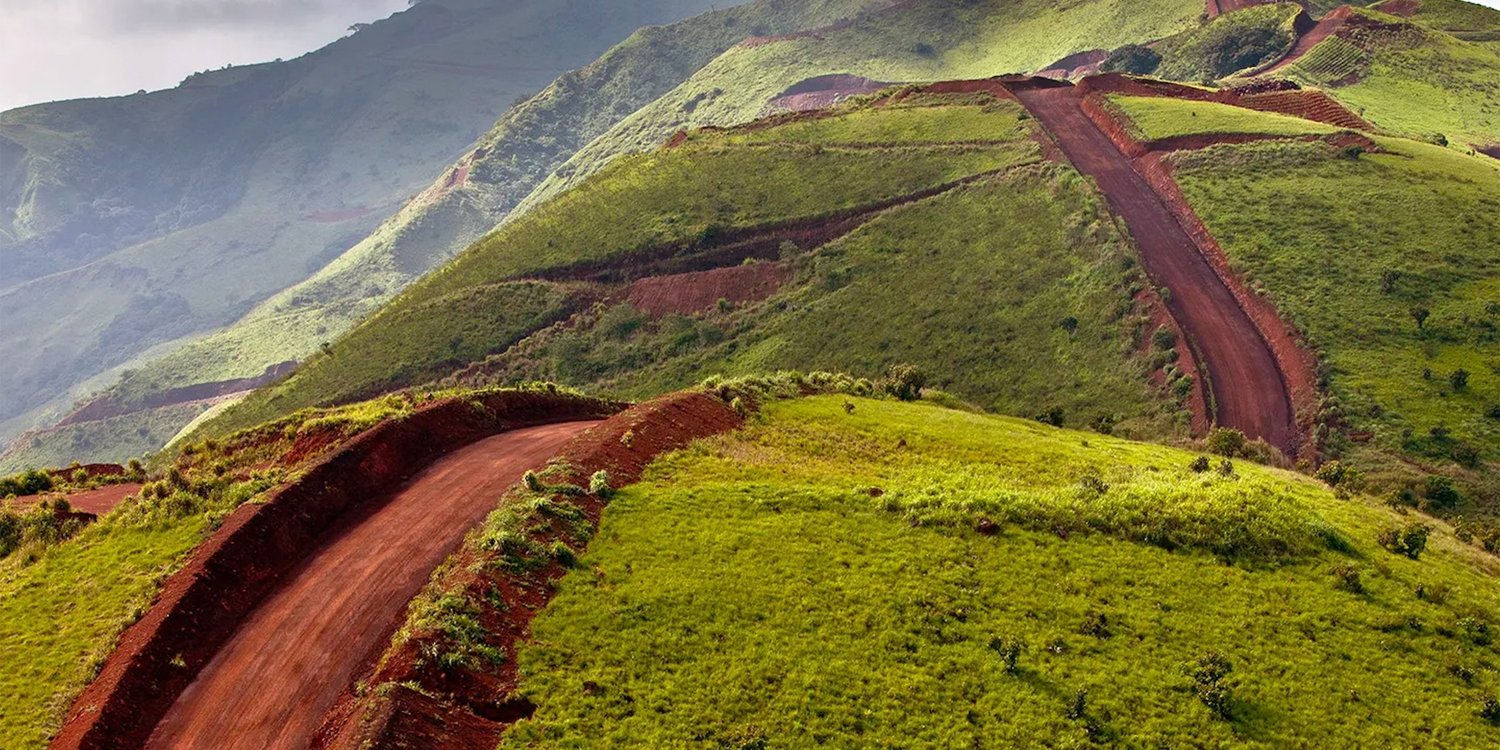 Le site de la mine du Simandou, en Guinée. © Rio Tinto