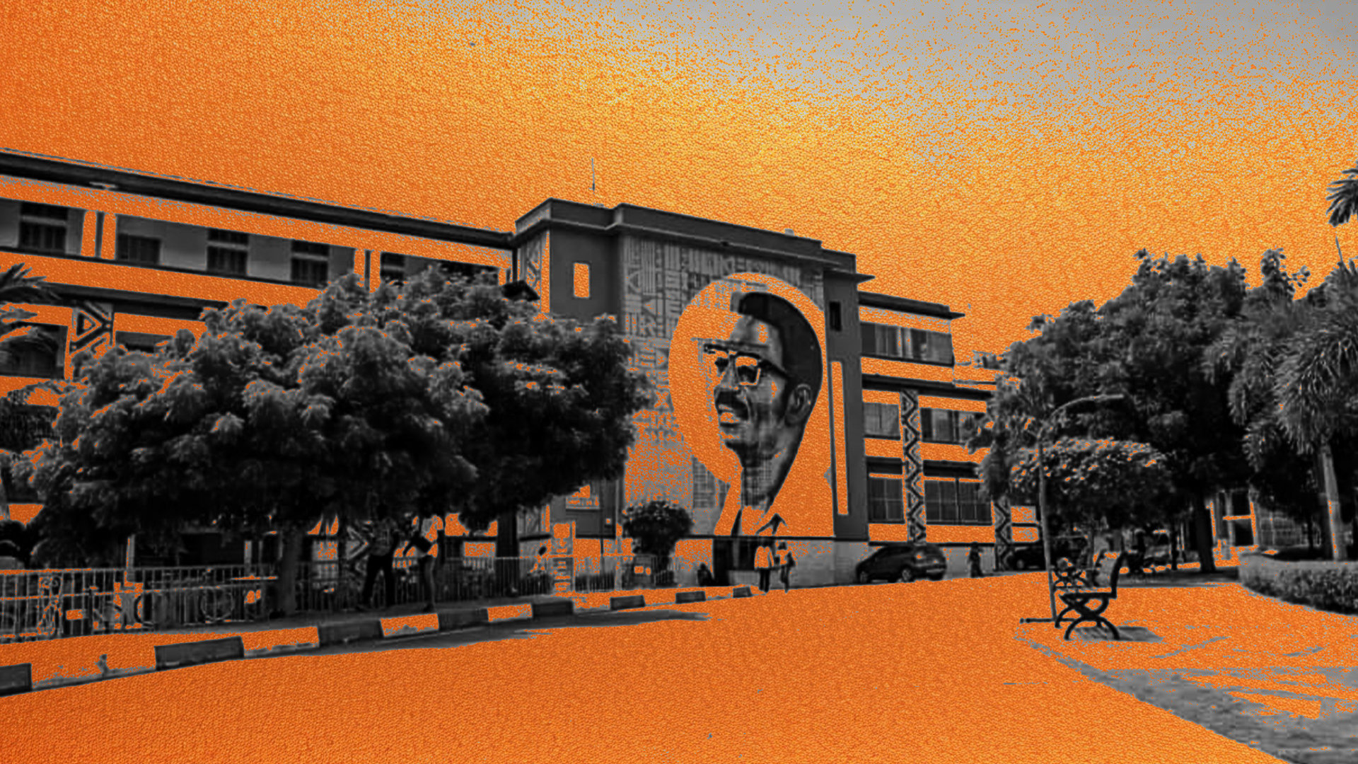 L’université Cheikh Anta Diop, à Dakar © Montage JA; DR