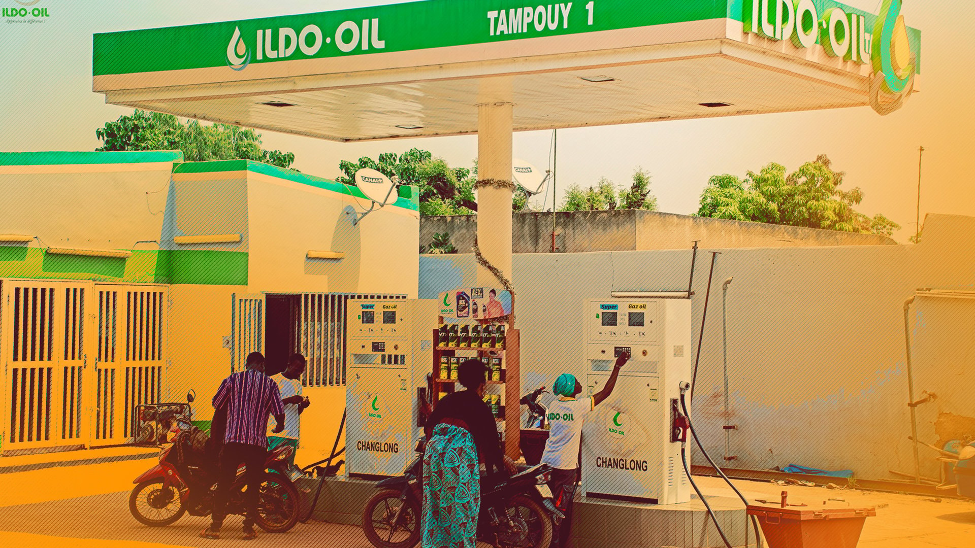 Ildo Oil, au Burkina Faso. ILDO OIL, Burkina
© Montage JA; Facebook Ildo Oil