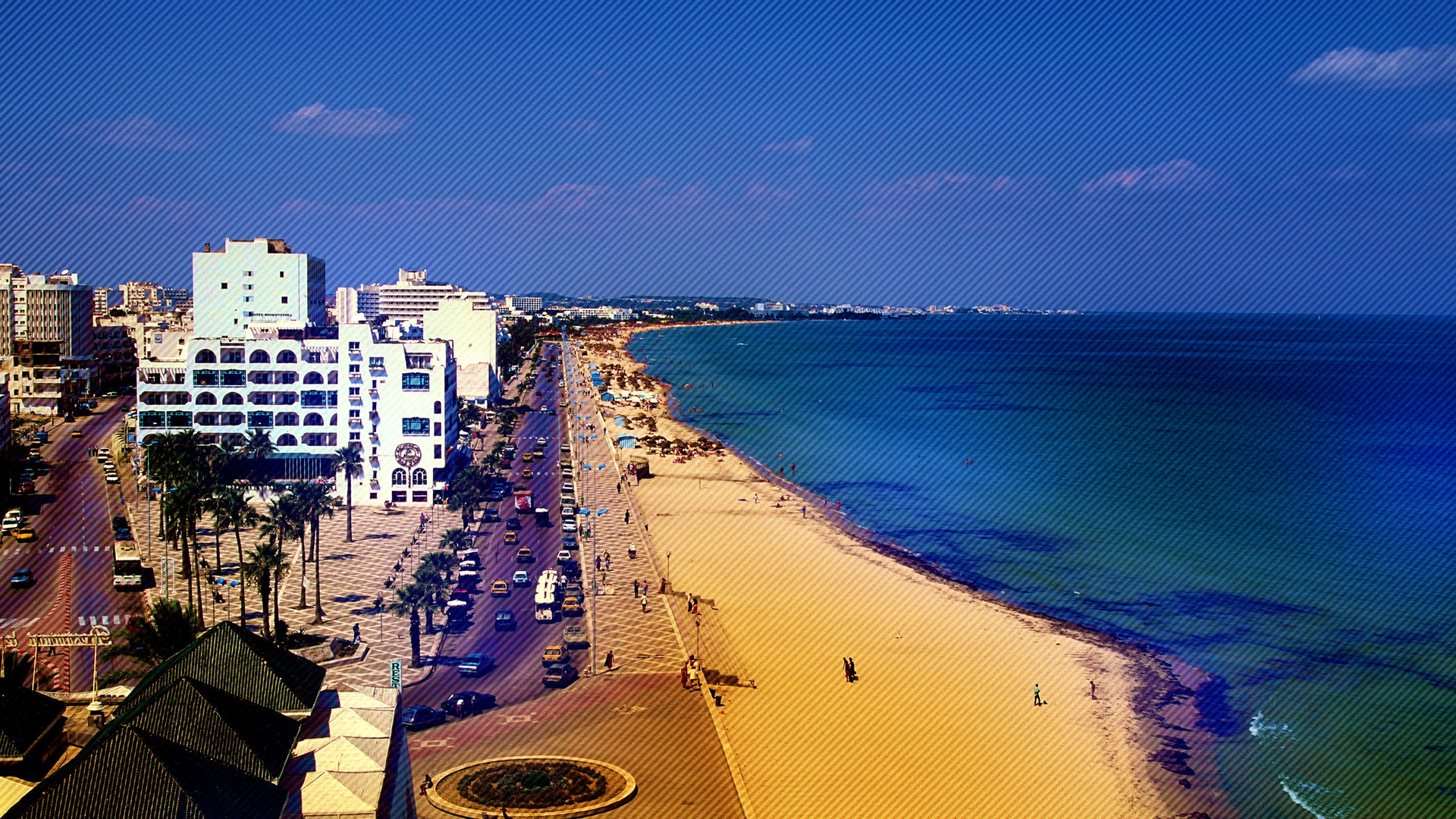 La plage à Sousse. © Alamy Stock Photo/Abaca