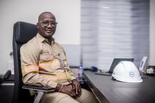 Karifa Condé, le directeur général de la Compagnie des bauxites de Guinée (CBG).