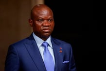 Brice Clotaire Oligui Nguema, à Paris, le 25 juillet 2024. © Ludovic MARIN / AFP