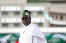 Le chef de l’État nigérian, et président de la Cedeao, Bola Tinubu, après sa prestation de serment, à Abuja, le 29 mai 2023. © Temilade Adelaja/REUTERS