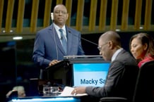 Macky Sall lors de la séance de questions aux candidats au poste de secrétaire général de l’ONU à New York, le 23 juillet 2026.