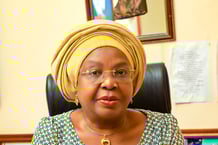 Brigitte Kafui Adjamagbo-Johnson, secrétaire générale de la Convention démocratique des peuples africains, dans son bureau à Lomé, au Togo, le 13 février 2024. © Innocent KETEMPI pour JA