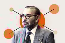 Le roi du Maroc, Mohammed VI. © Montage JA
