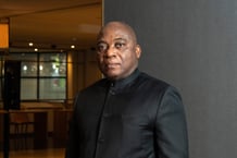 Ahoua Don Mello, le 4 octobre 2021 à Paris. © François Grivelet pour Jeune Afrique