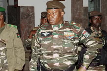 Le chef de la junte au Niger, Abdourahamane Tiani, le 28 juillet 2023. © Balima Boureima/REUTERS