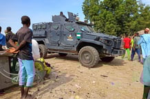  © Un véhicule des forces de sécurité nigérianes dans la région de Maiduguri, en novembre 2023 (illustration).