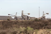 Exploitation minière du groupe Anglo American, près de Kathu en Afrique du Sud, le 22 novembre 2023. © EMMANUEL CROSET / AFP