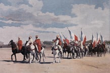 En 1845, les spahis, un corps de cavalerie, rejoint l’Armée d’Afrique. © Stefano Bianchetti/Bridgeman Images.