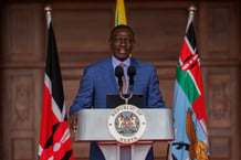Le président kényan, William Ruto, lors de sa conférence de presse du 19 juillet 2024 à Nairobi.