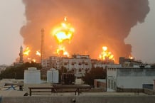 La ville portuaire de Hodeida après les bombardements israéliens, le 20 juillet 2024. © AFP PHOTO /ANSARULLAH MEDIA CENTER